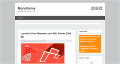 Desktop Screenshot of monoforms.com